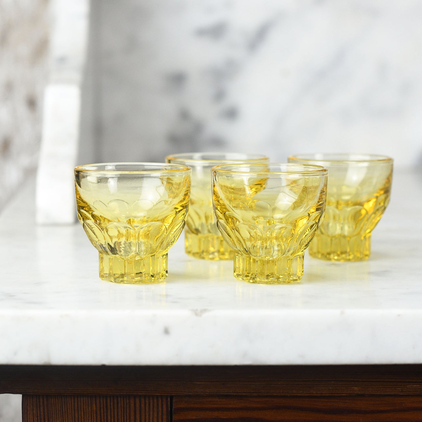 4 schnapps glasses