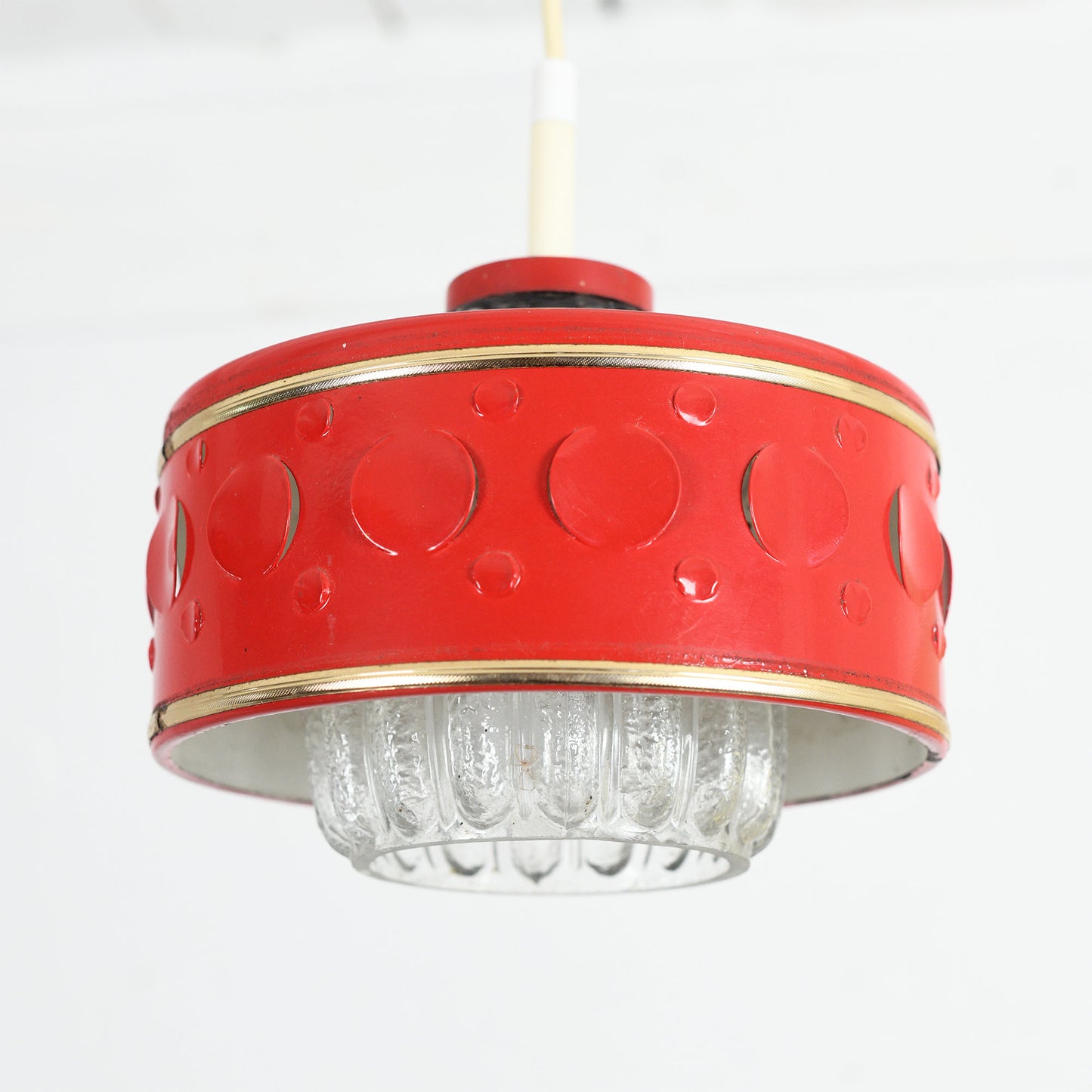 Red pendant lamp