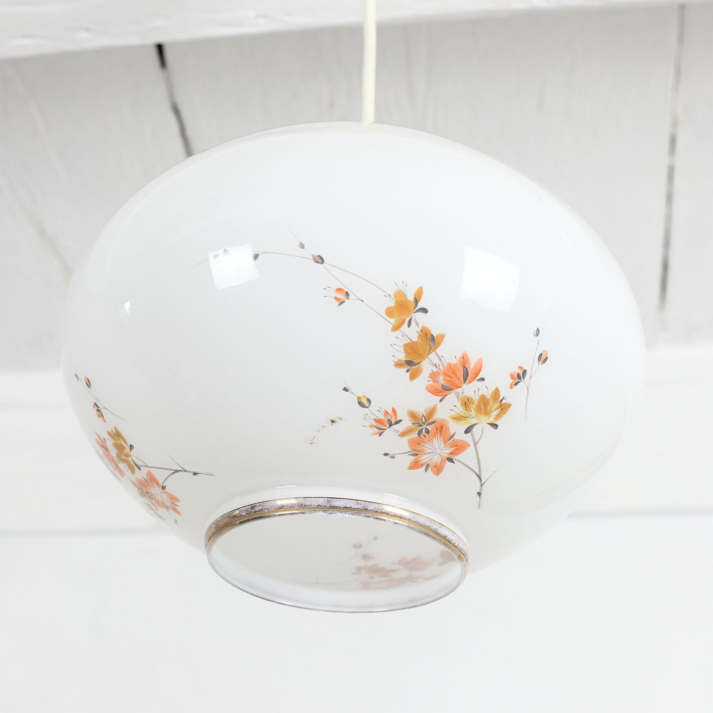 Hanging orange flowers