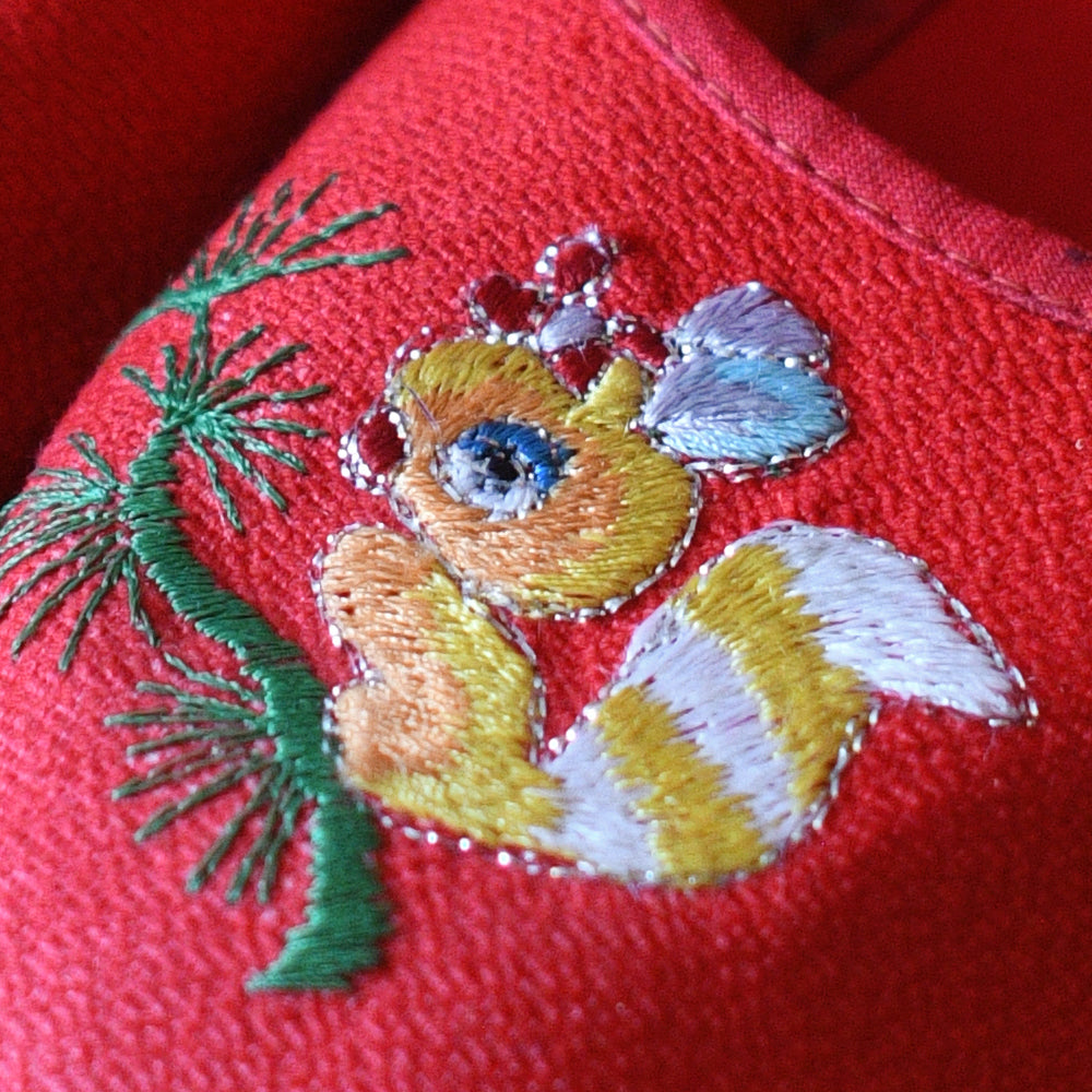 Patins écureuils rouge