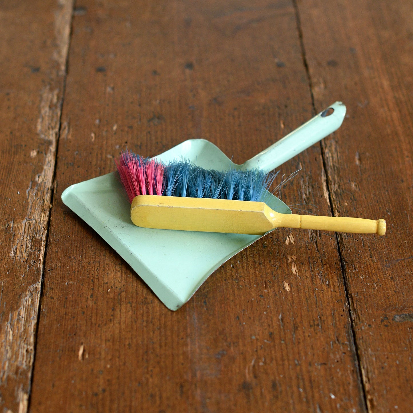 Shovel and broom