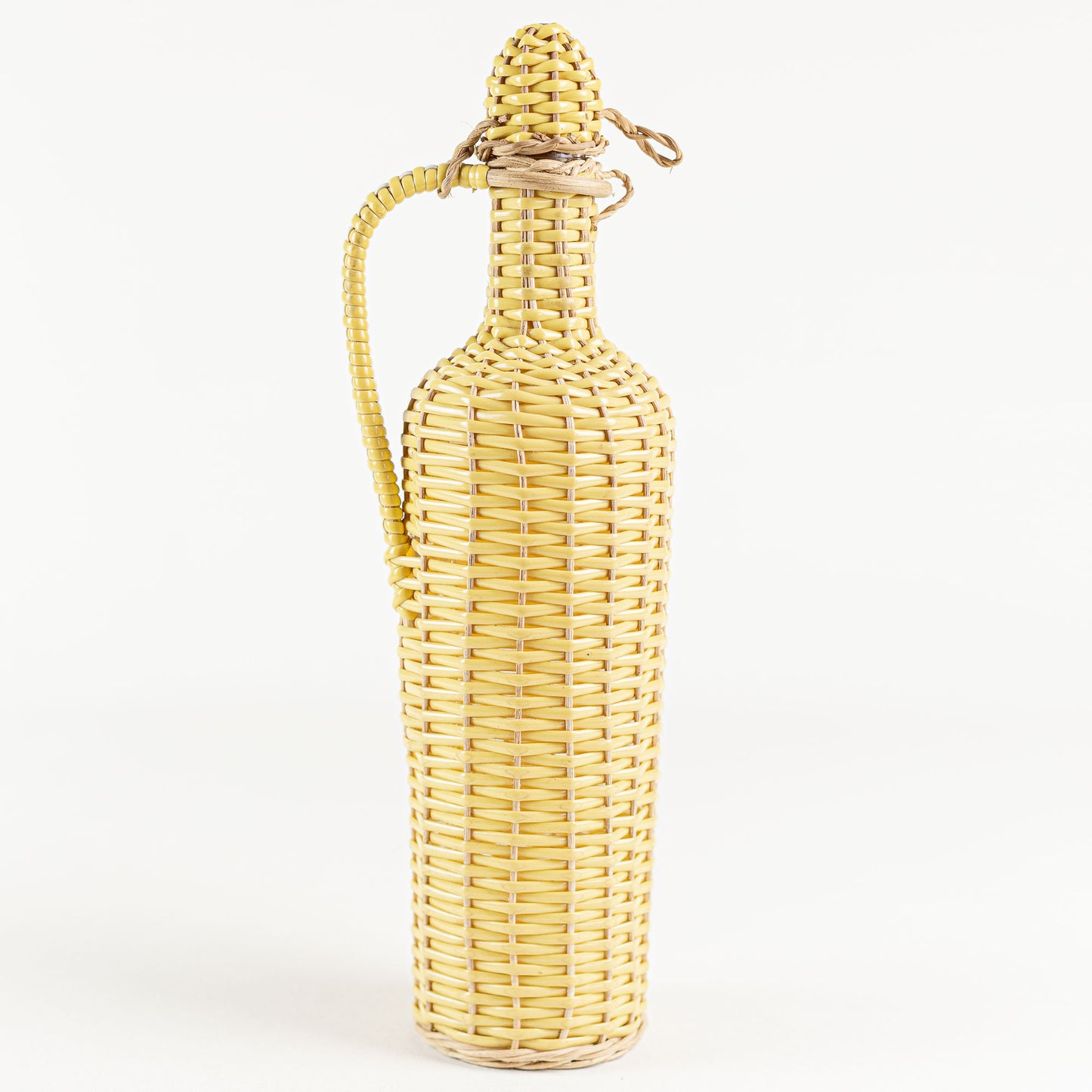 Bouteille scoubidou jaune