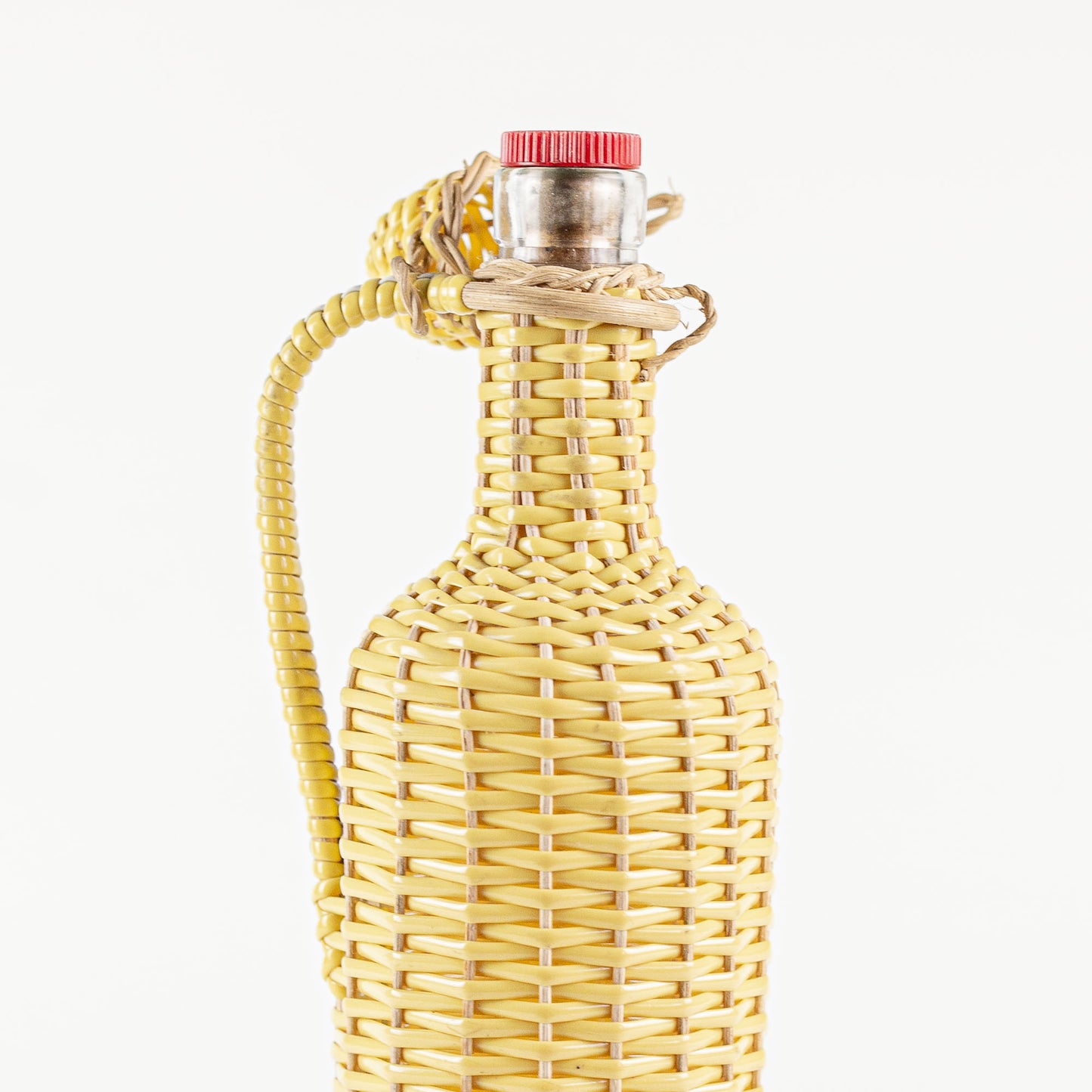 Bouteille scoubidou jaune