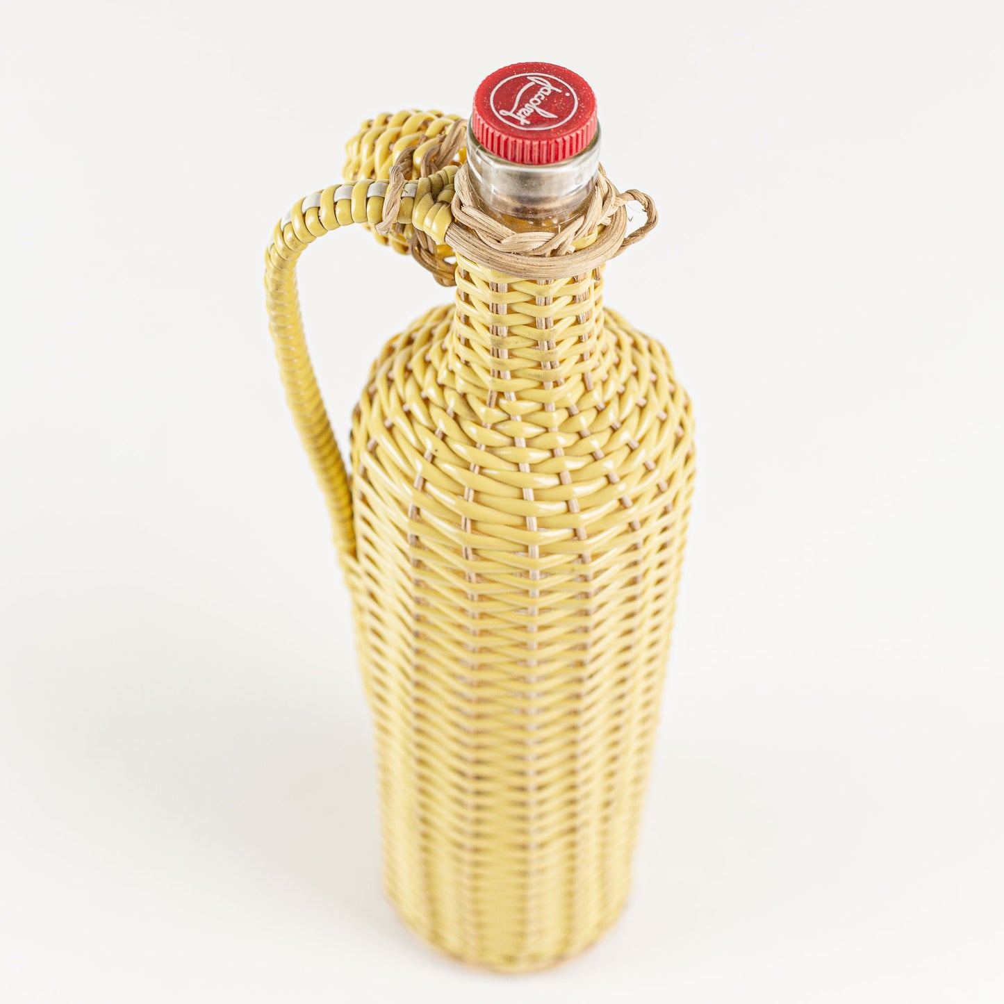 Bouteille scoubidou jaune