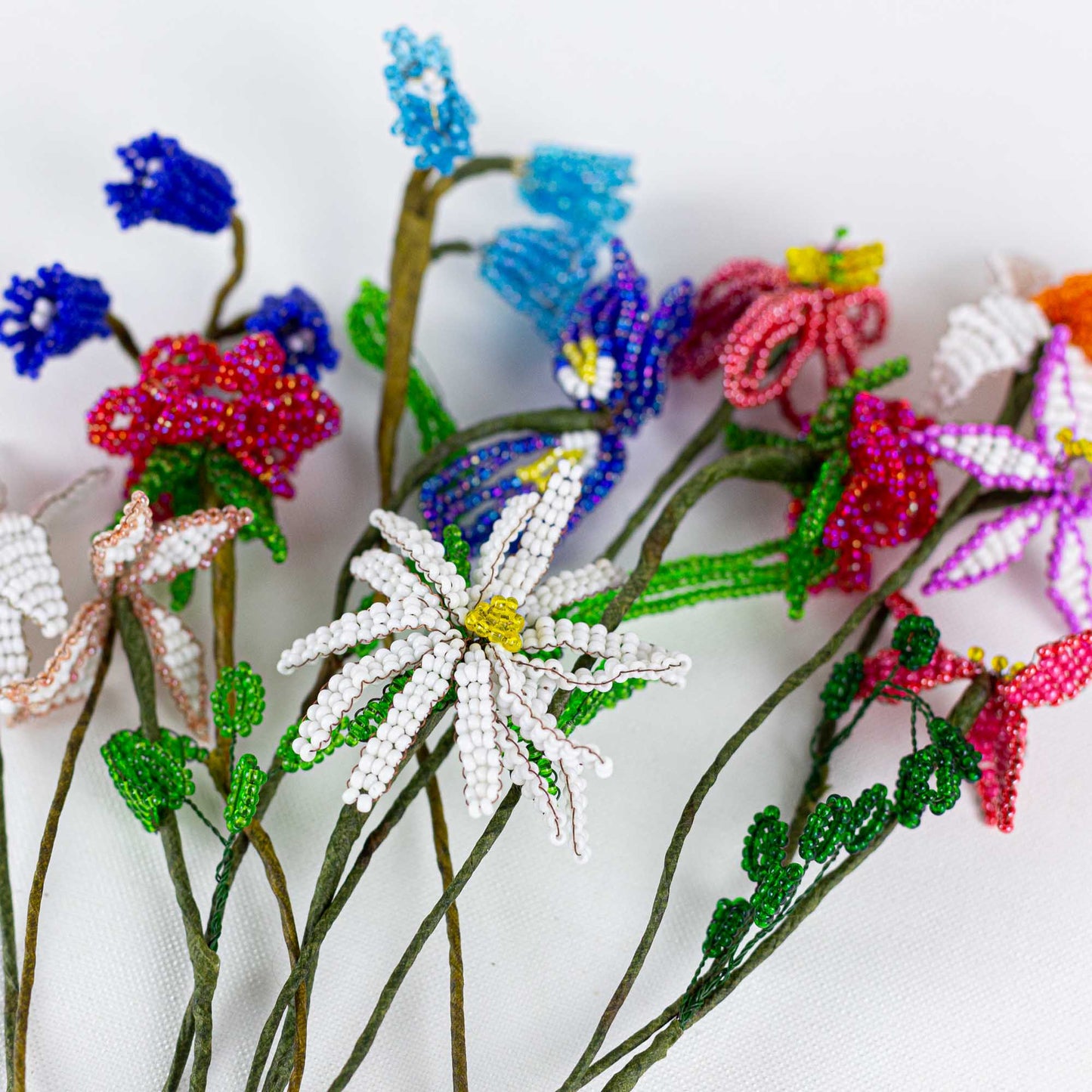 Fleurs en perles