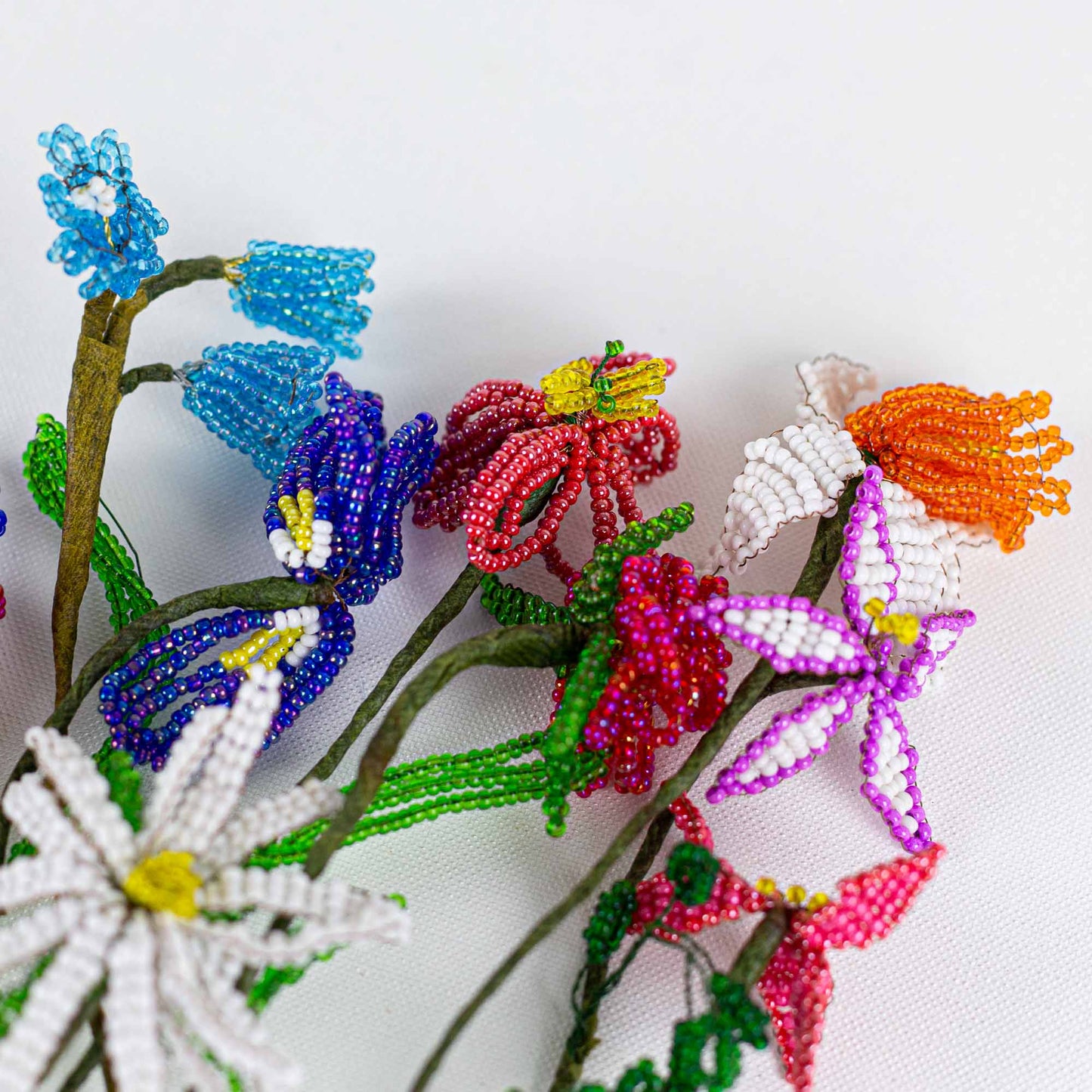 Fleurs en perles