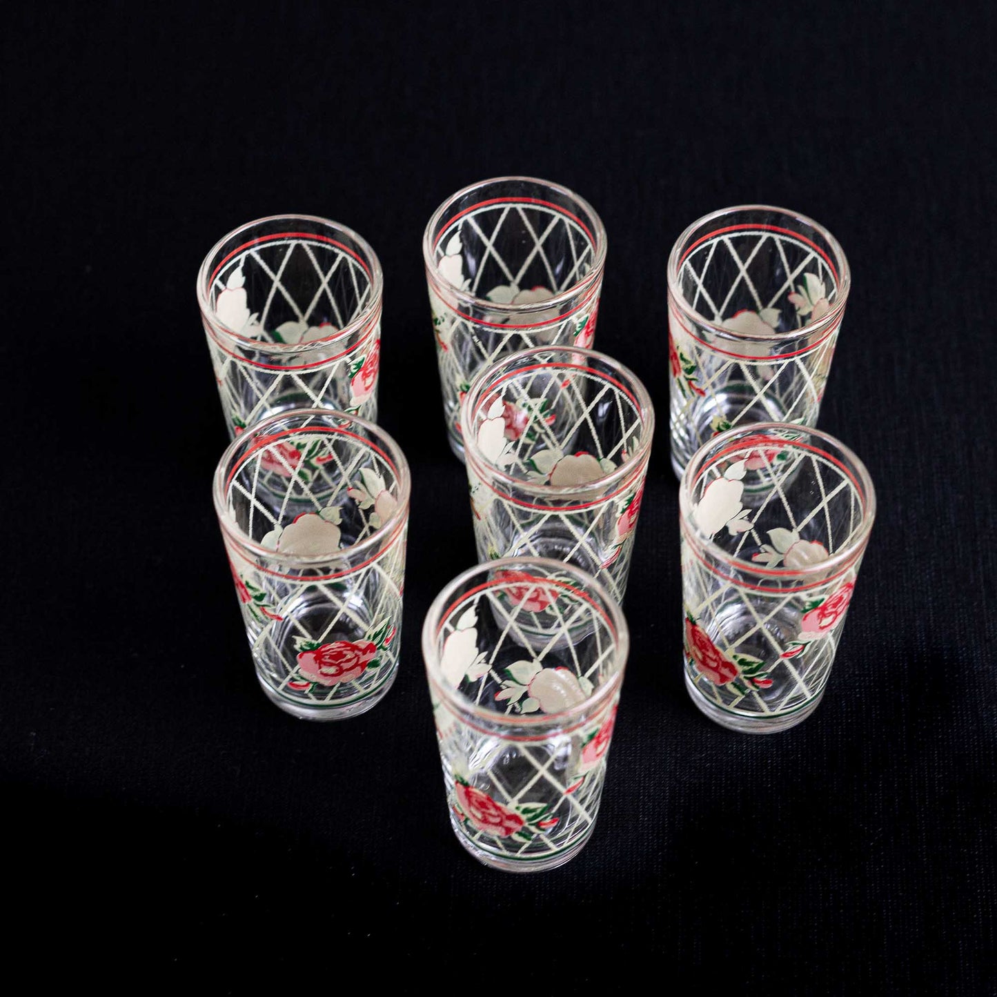 7 verres à thé