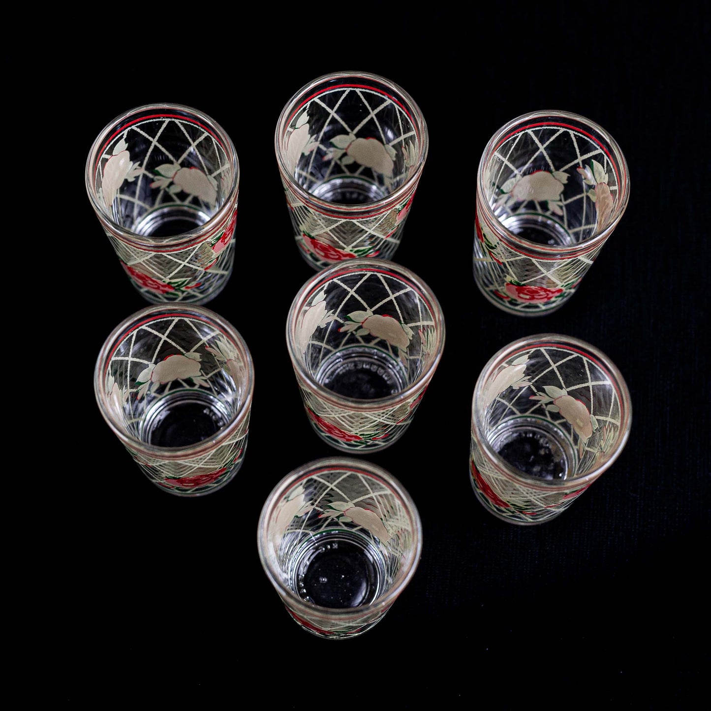 7 verres à thé