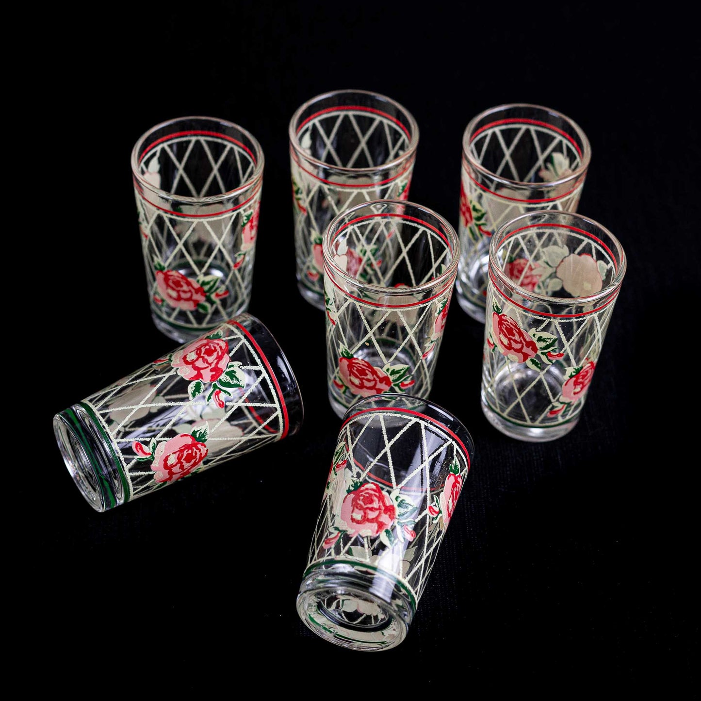 7 verres à thé