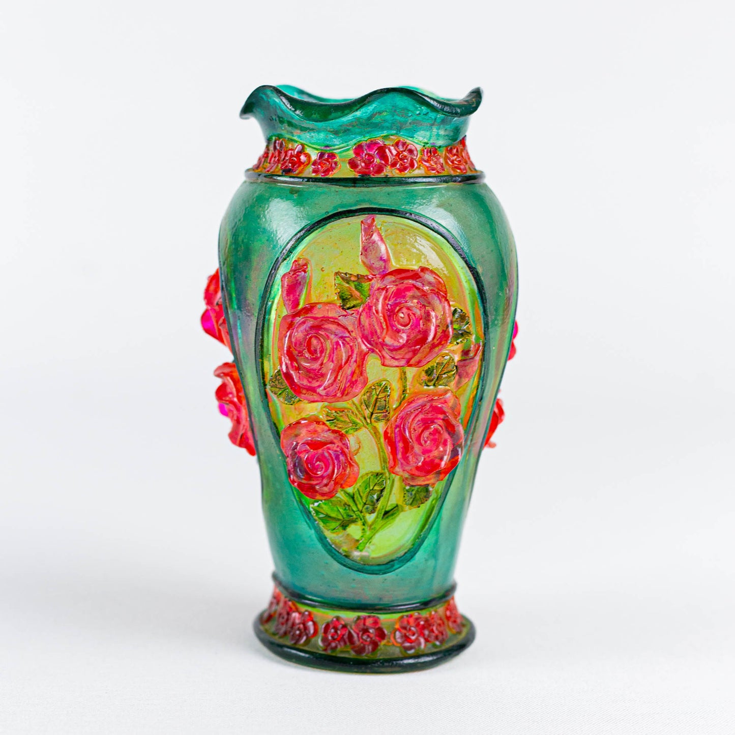 Vase aux roses